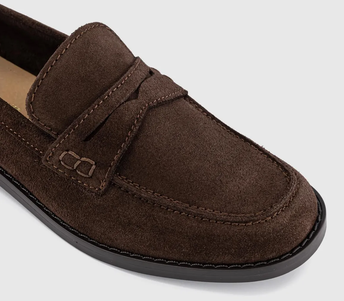 Forerro Square Toe Penny Loafers