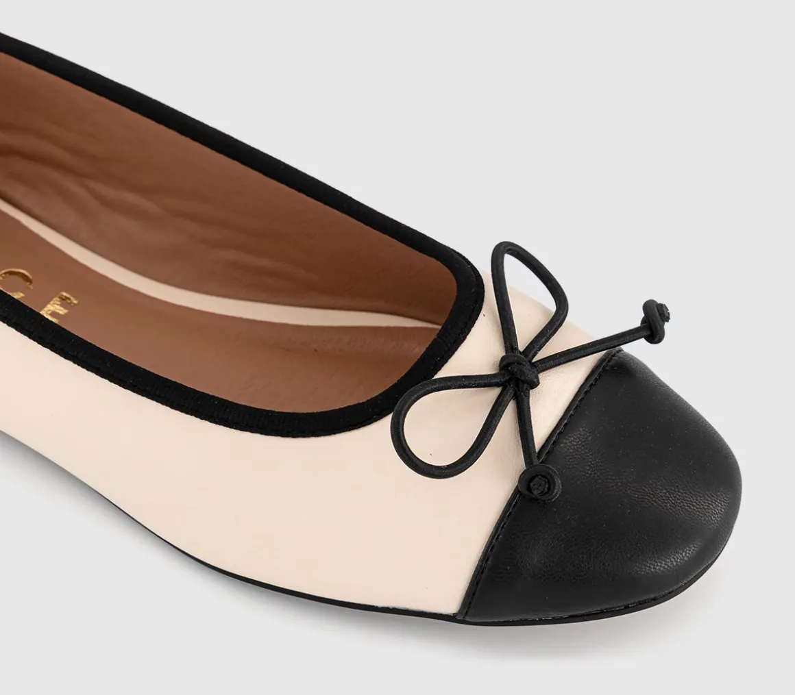 Fran Toecap Round Toe Ballerina Shoes