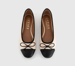 Fran Toecap Round Toe Ballerina Shoes