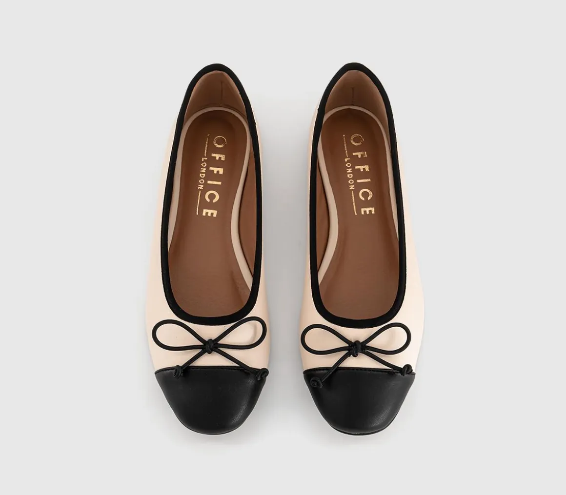 Fran Toecap Round Toe Ballerina Shoes