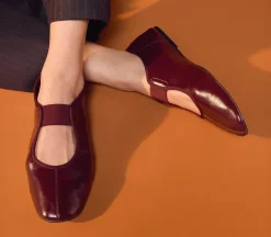 Fraser Soft Elastic Mary Jane Ballet Flats