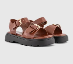 Gemma Double Buckle Chunky Kids Sandals