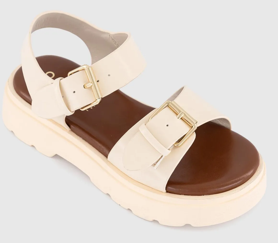Gemma Double Buckle Chunky Kids Sandals