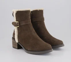 Hailey Buckle Ankle Boots