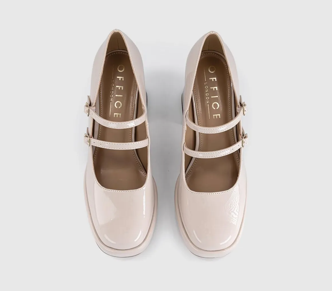 Haisley Platform Mary Jane Heels