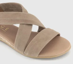 Hallie Cross Strap Espadrille Sandals