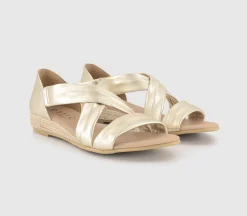 Hallie Cross Strap Espadrille Sandals