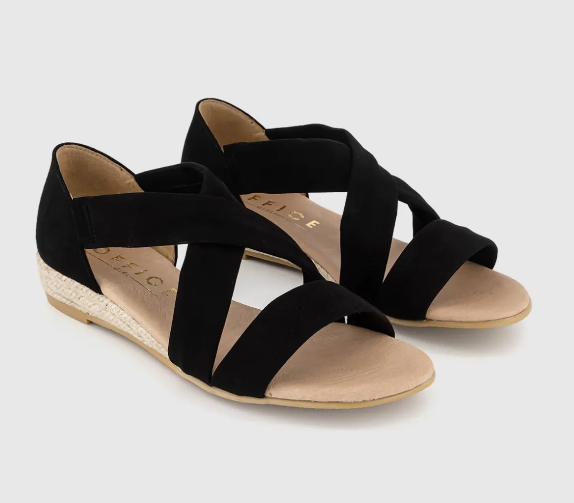 Hallie Cross Strap Espadrille Sandals