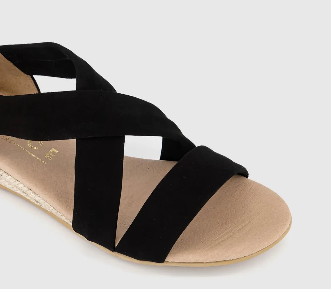 Hallie Cross Strap Espadrille Sandals