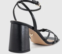 Happen Block Heel Strappy Sandals