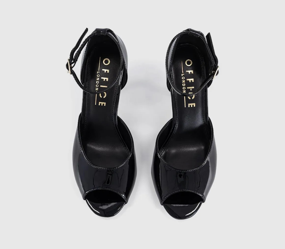 Harlequin Peep Toe Heeled Sandals