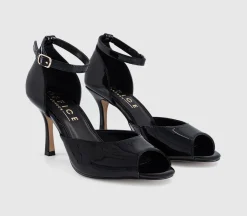 Harlequin Peep Toe Heeled Sandals