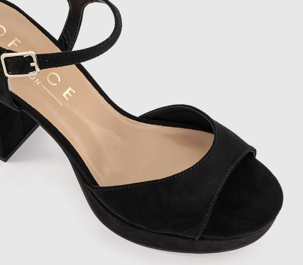 Havoc Round Toe Platform Heeled Sandals