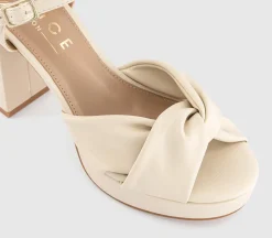 Helena Knotted Platform Sandals
