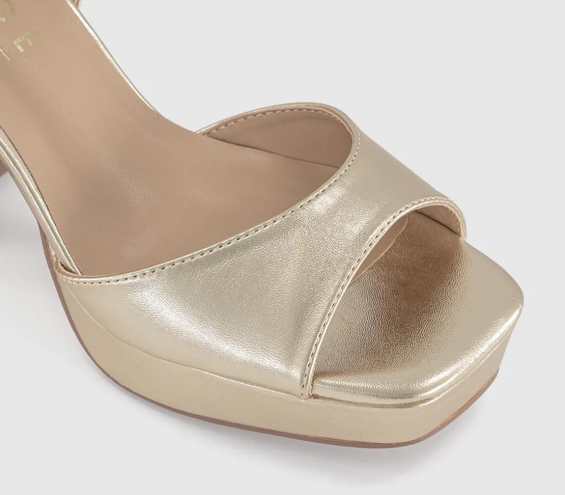 Helix Two Part Platform Heeled Sandals