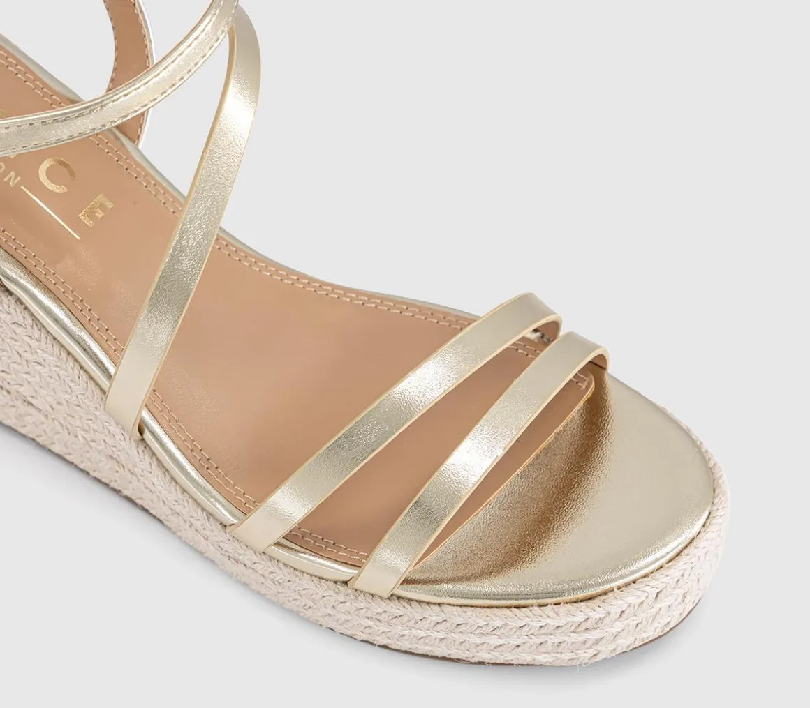 Holland Strappy Espadrille Wedges