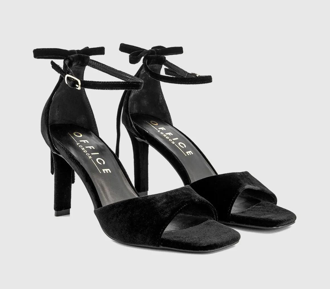 Hypnotise Bow Back Heeled Sandals