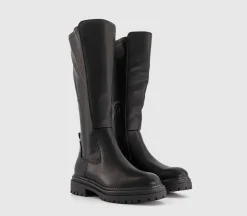 Kaci Stretch Back Knee High Boots
