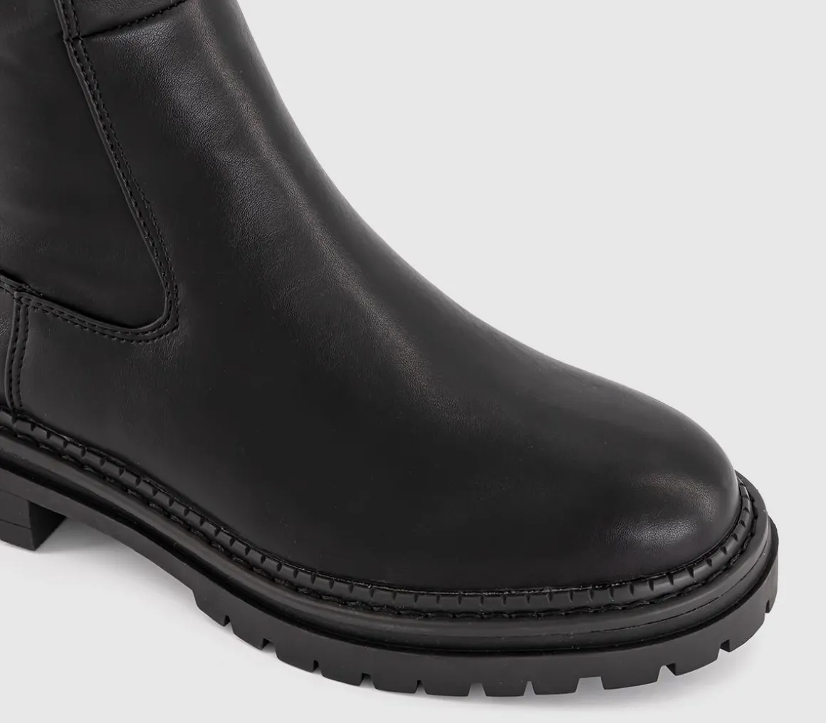Kaci Stretch Back Knee High Boots