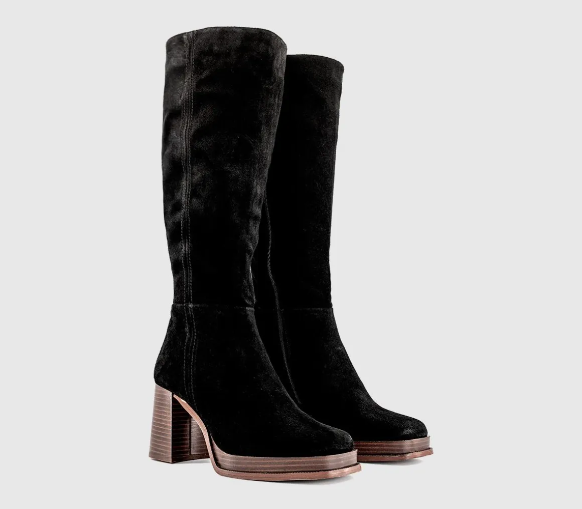 Kendrick Platform Knee Boots