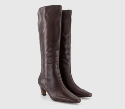 Kensington Curve Heel Knee High Boots