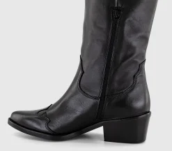 Kezia Heeled Western Knee Boots