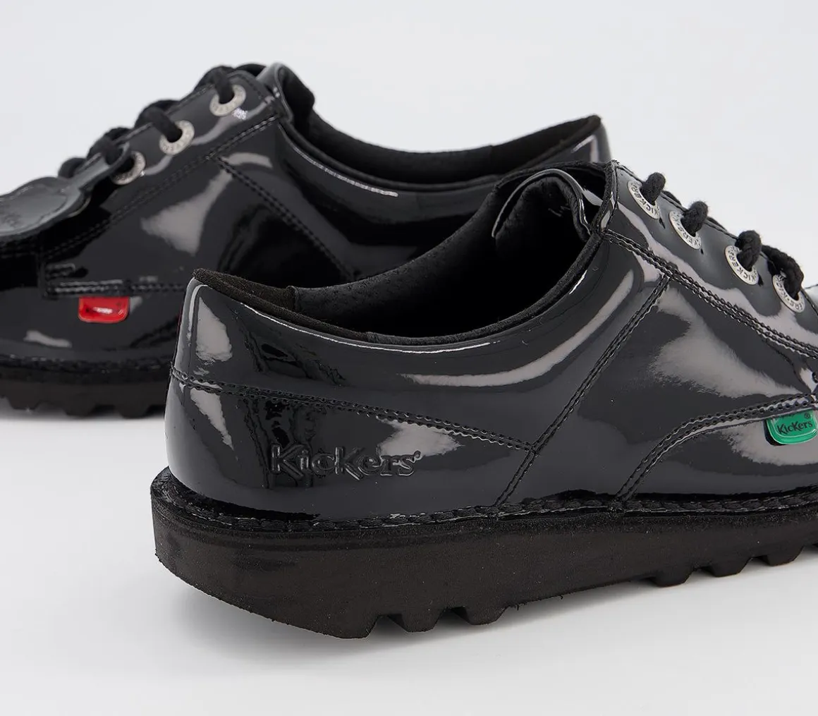 Kick Lo Patent Youth Shoes