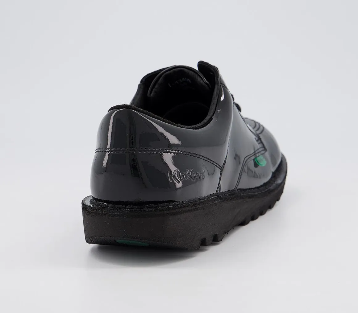 Kick Lo Patent Youth Shoes