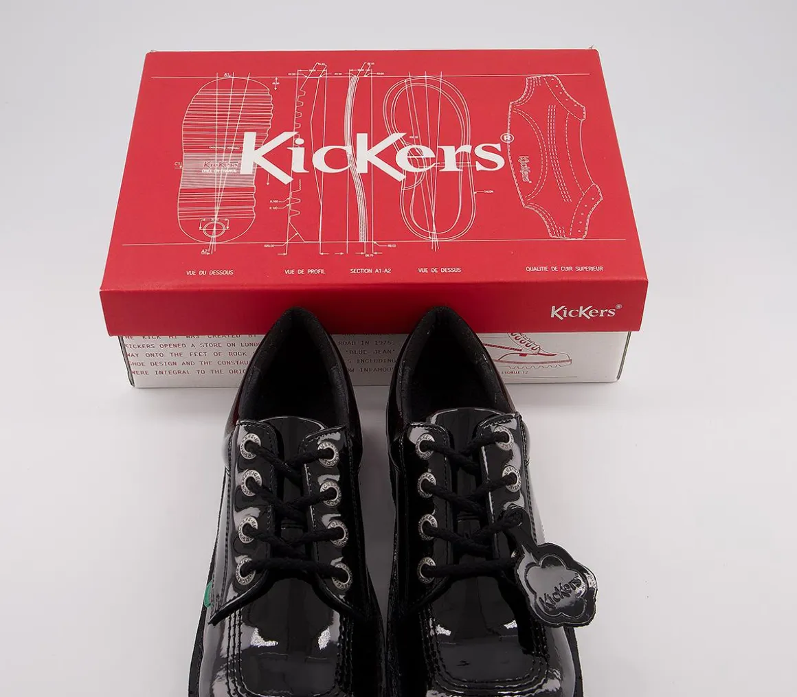 Kick Lo Patent Youth Shoes