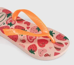 Kids Flores Flip Flops