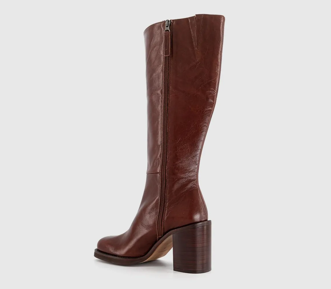 Kora Heeled Platform Knee High Boots