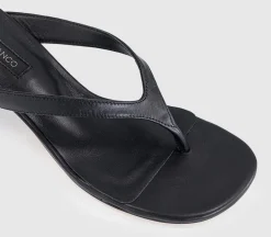 Krista Toe Post Kitten Heeled Sandals