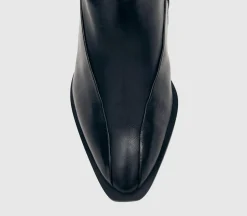 Lizzie Black Buckle Boots