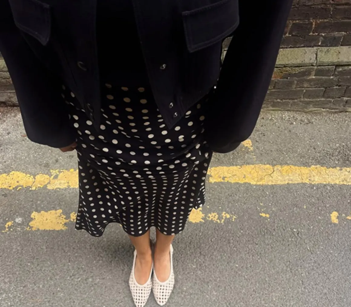 Marais Basket Weave Slingback Court Heels