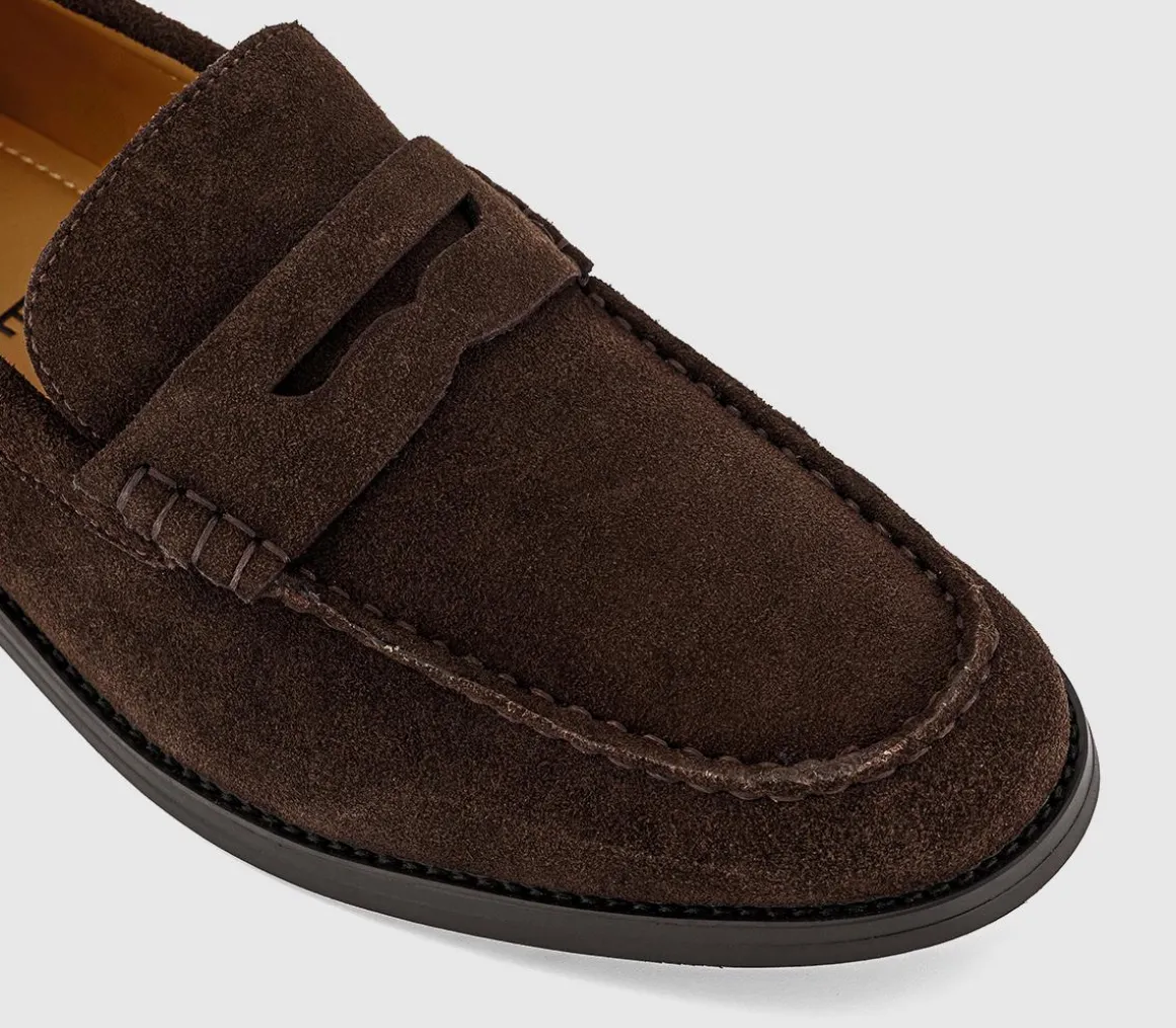 Marcel Round Toe Penny Loafers