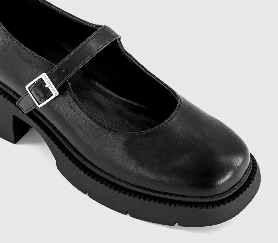 Margot Chunky Heeled Mary Jane Shoes