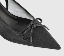 Martha Bow Trim Court Heels
