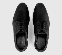 Master Plain Toe Derby Lace Up Shoes