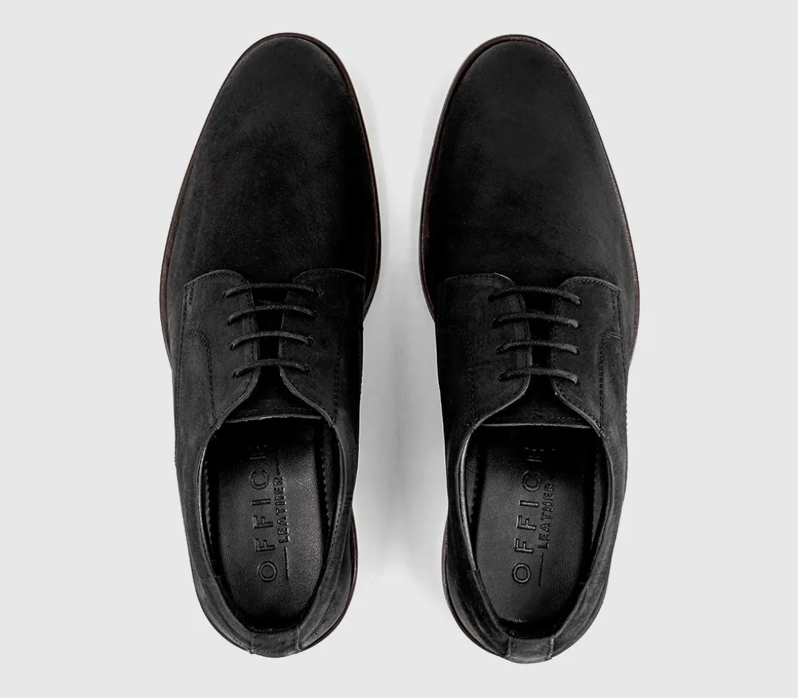 Master Plain Toe Derby Lace Up Shoes