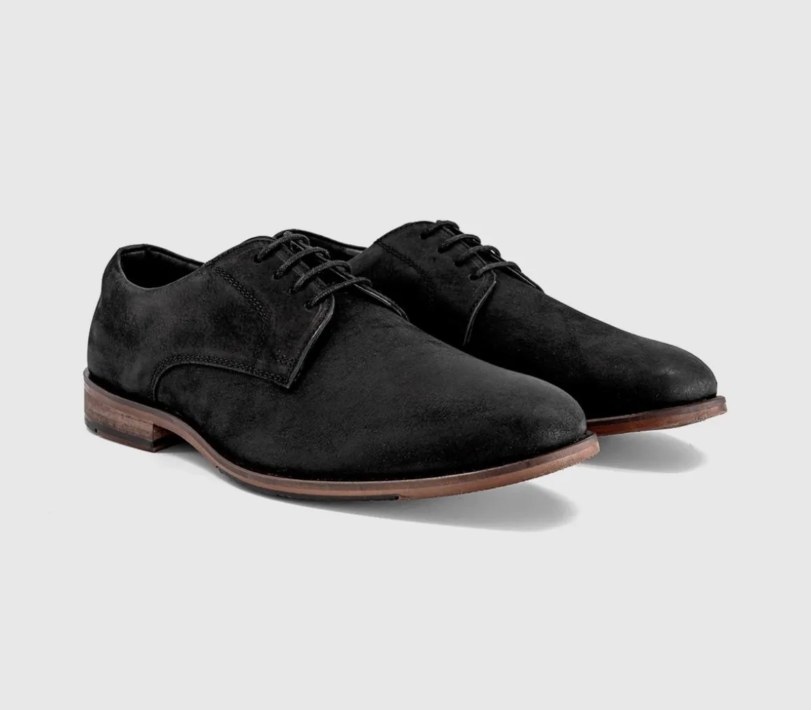 Master Plain Toe Derby Lace Up Shoes