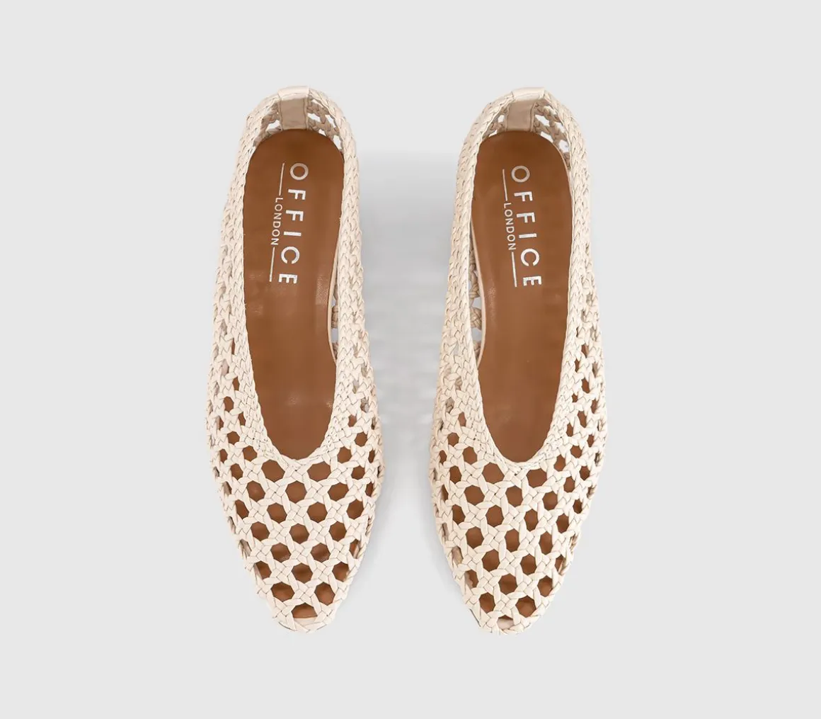 Matisse Basket Weave Stack Heels Court