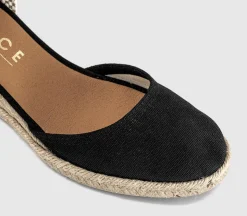 Melissa Ankle Tie Espadrille Wedges