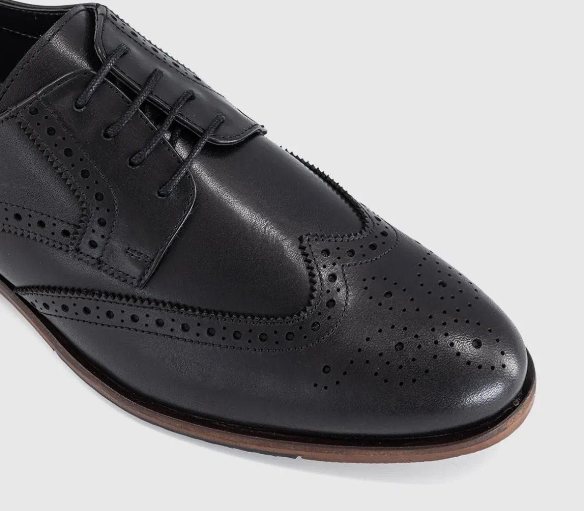 Melwin Lace Up Derby Brogue Shoes