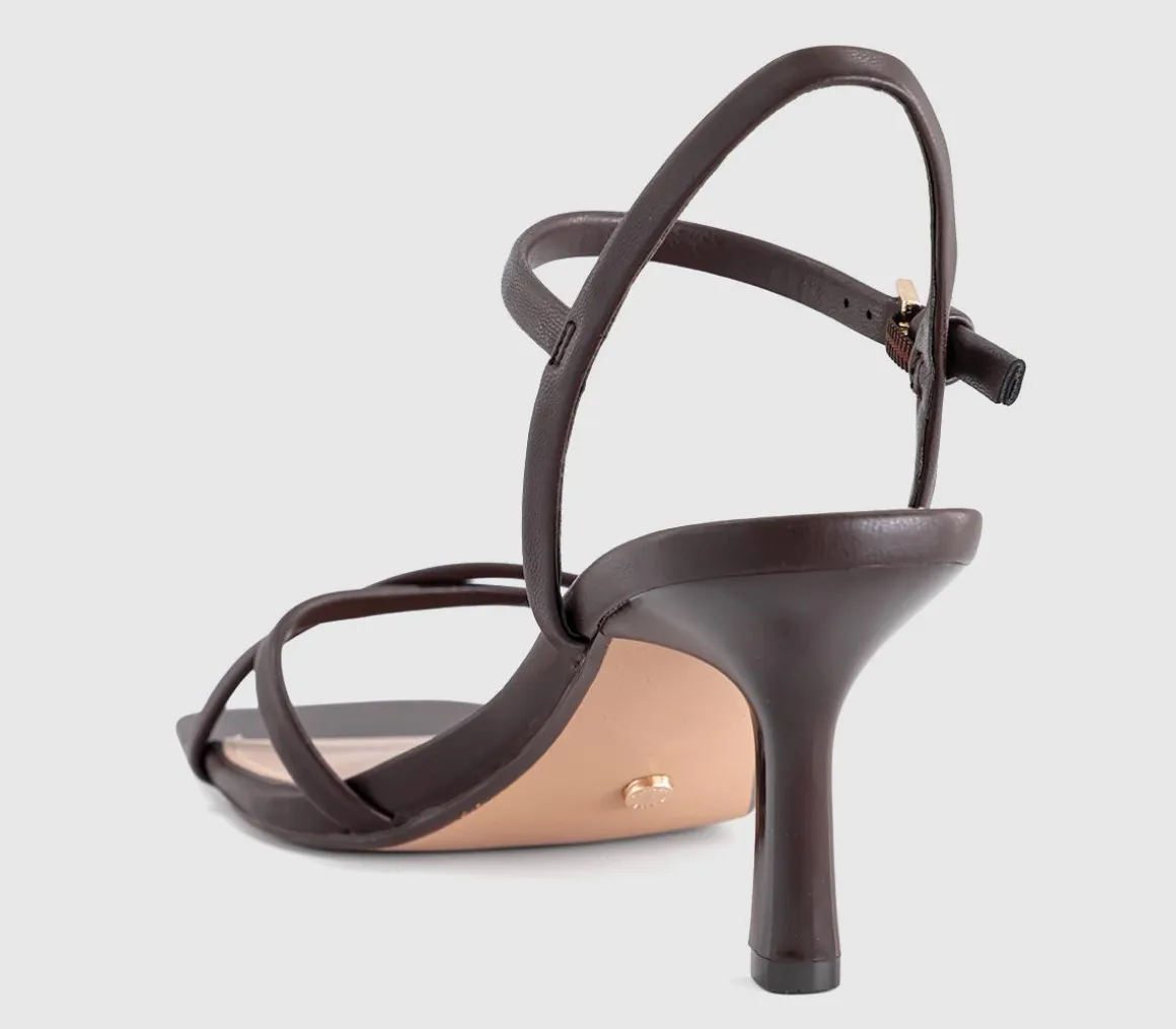 Micky Cross Over Skinny Strap Sandals