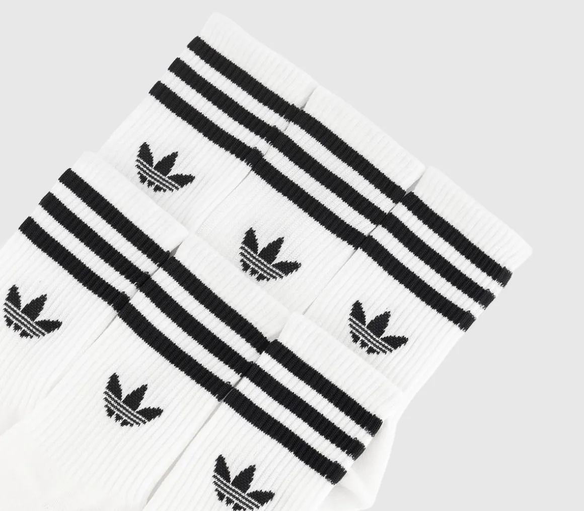 Mid Cut Crew Sock 6 Pack