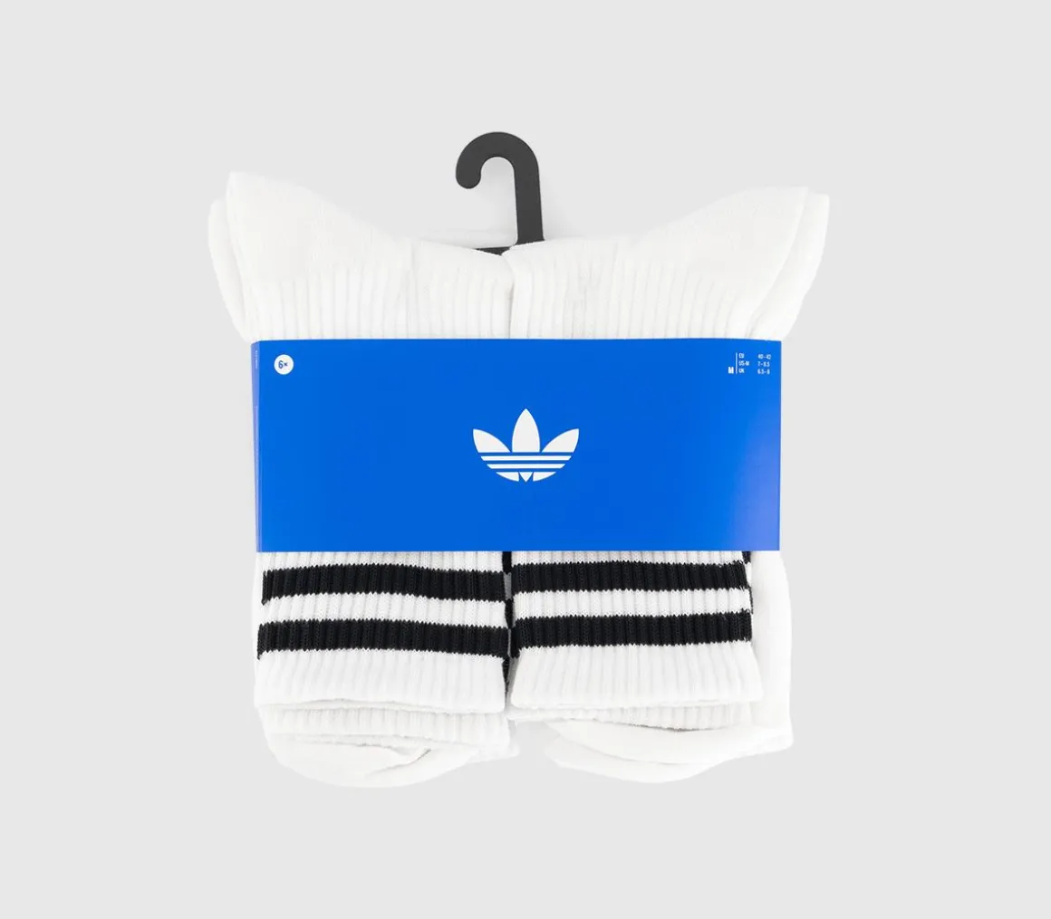 Mid Cut Crew Sock 6 Pack