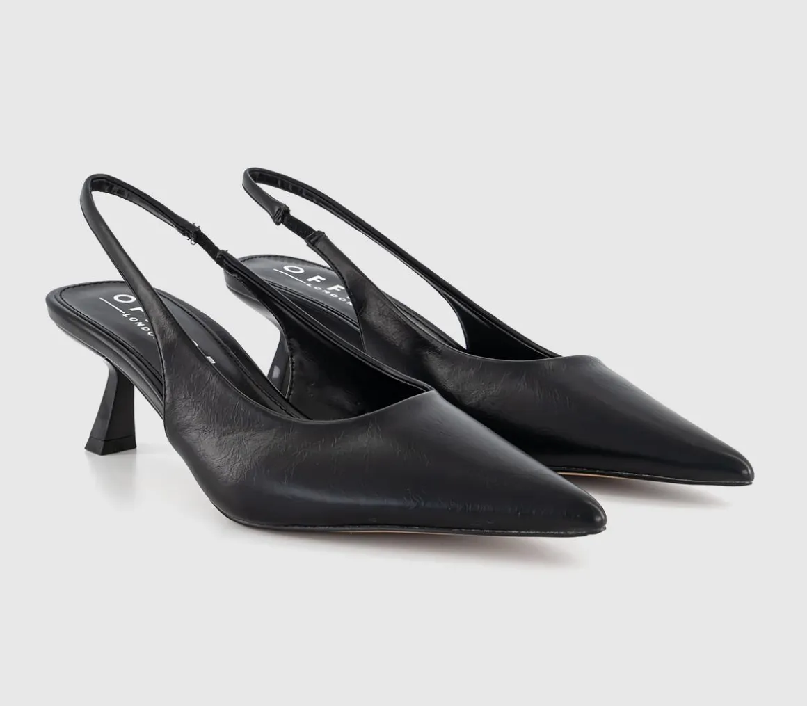 Million Slingback Kitten Heels