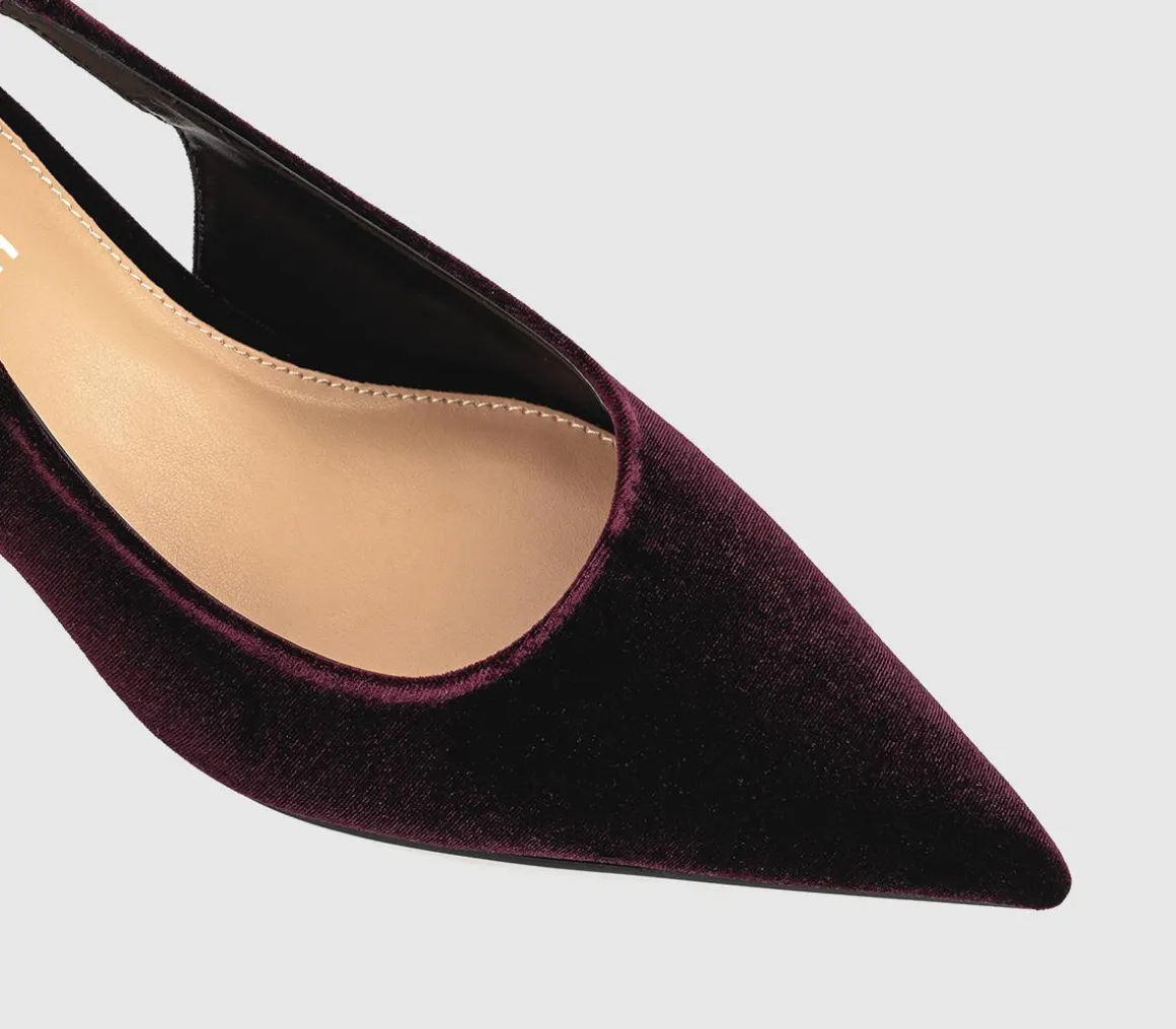 Million Slingback Kitten Heels
