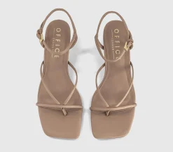 Miquita Toe Post Strappy Heeled Sandals