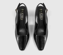 Monaco Chisel Toe Slingback Court Heels
